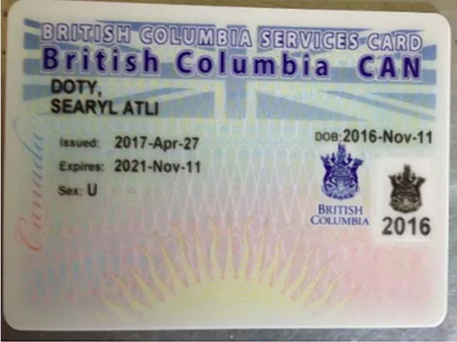 Canada ID Card Canadian ID Card