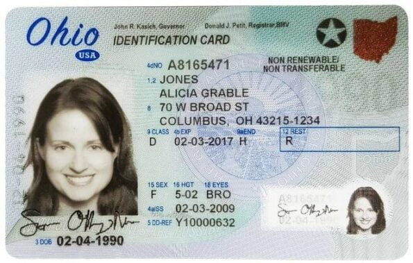 Buy Ohio Driver's License and ID Card - Image 5