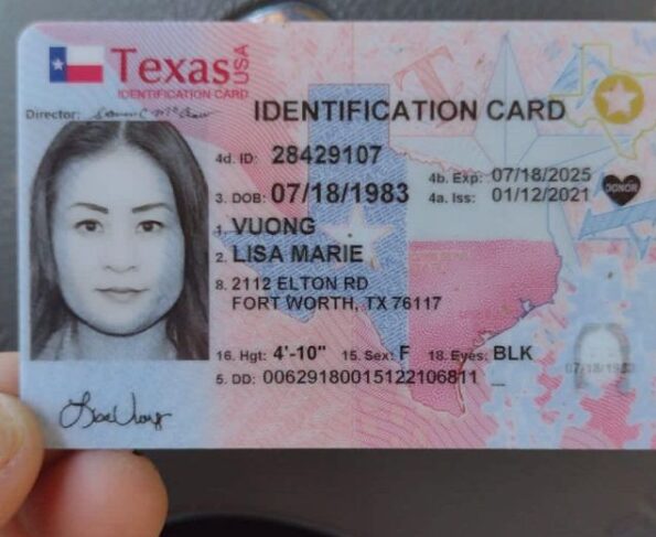 Buy Texas Driver's License and ID Card - Image 2